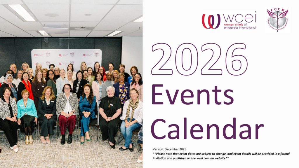WCEI National Calendar 2026 - Version 19 October 2026
